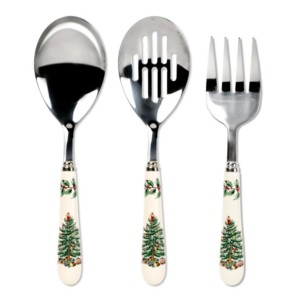 Spode Christmas Tree 3-Pc Cutlery St